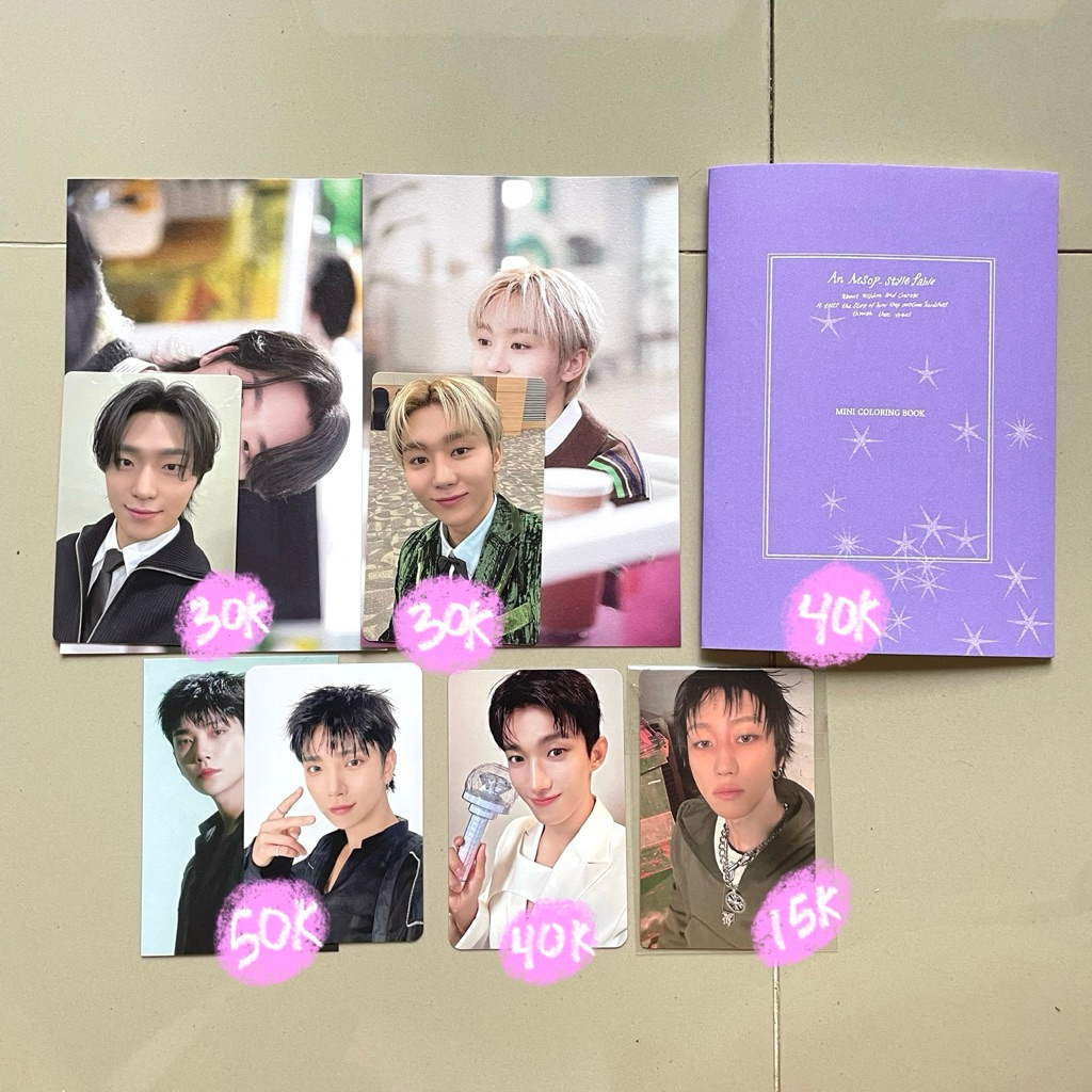 svt seventeen photocard sg26 season’s greetings memory book caratland joshua dino dokyeom caratzone