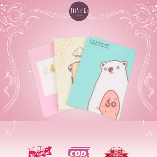 5510 Tisu serap minyak Oil Control Film Menyerap Minyak Muka / Kertas Linen Tissue Penyerap Minyak T