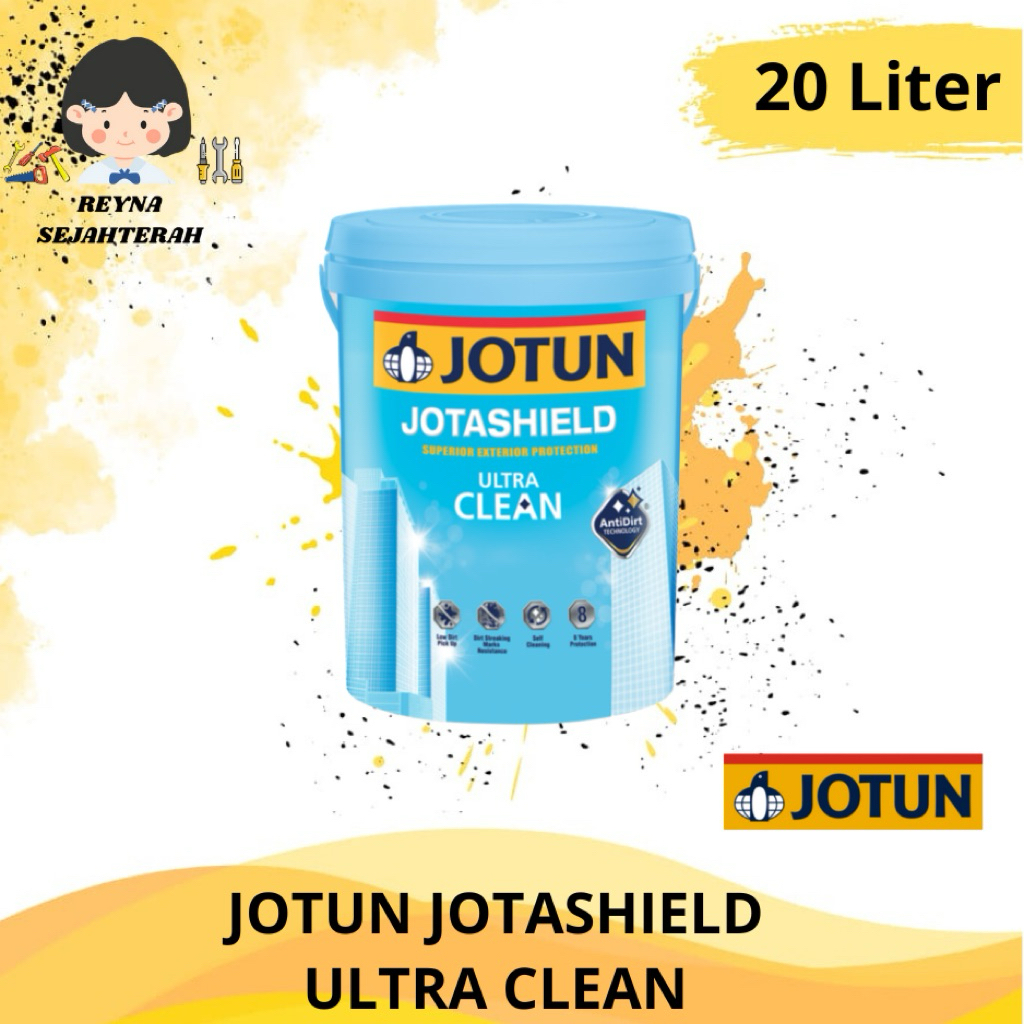 JOTUN JOTASHIELD ULTRA CLEAN CAT TEMBOK EKSTERIOR MUTU TINGGI 20 LITER