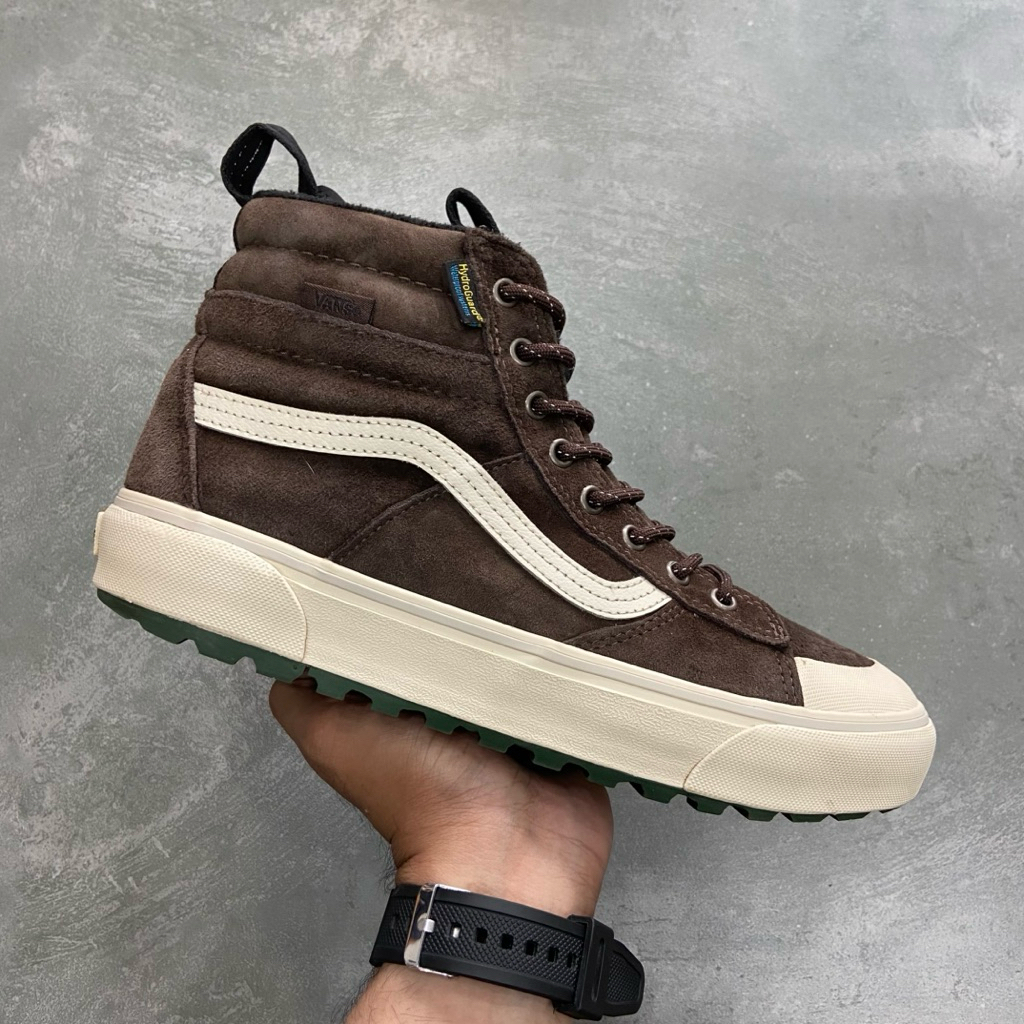 [Size 42] Very Rare Vans Sk8-Hi MTE-2 Boots Utility Pop Brown Turbulence/Demitasse HydroGuard Made F