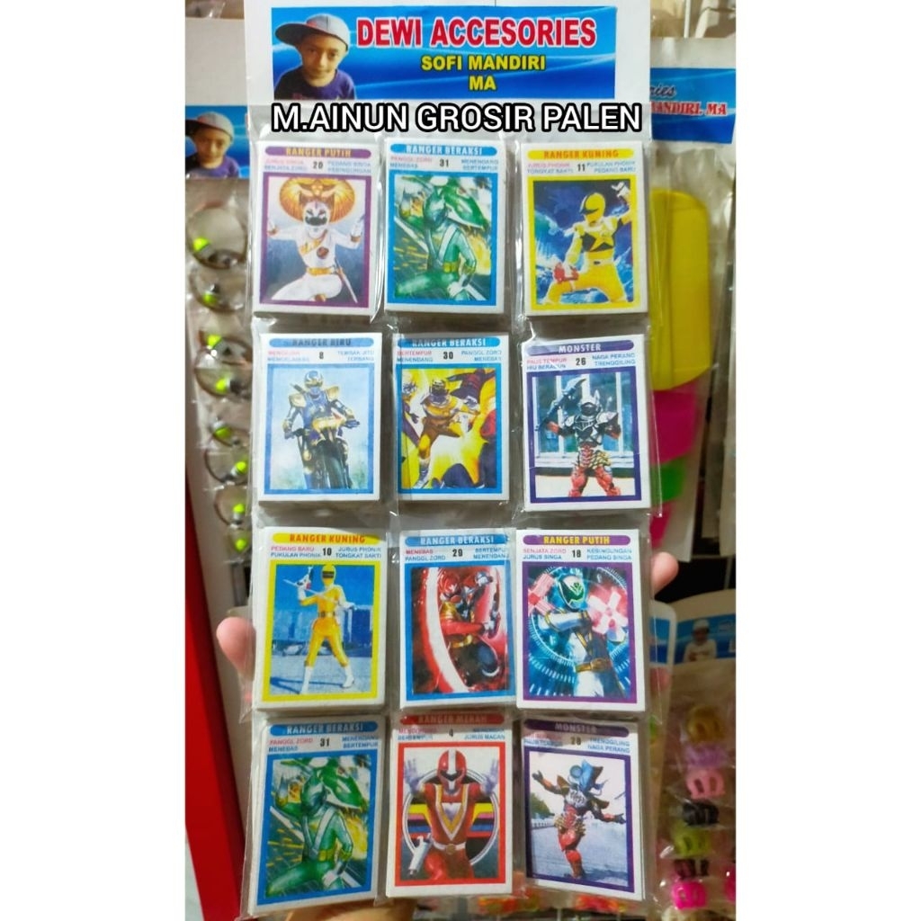 Mainan Kartu kwartet Anak / Wayang Kwartet 1 Renteng isi 12 Pack 1 pack isi 30 Wayang