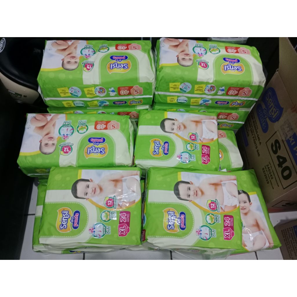 pampers sensi size s m l xl