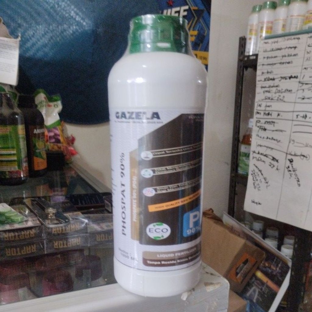 pupuk cair GAZELA PHOSPAT 90% kemasan 1 liter