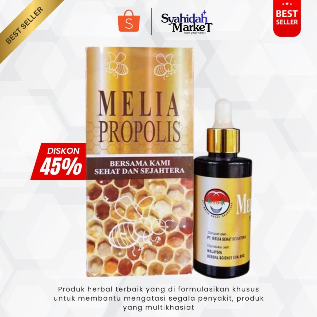 Melia Propolis Original 100% Asli Multikhasiat