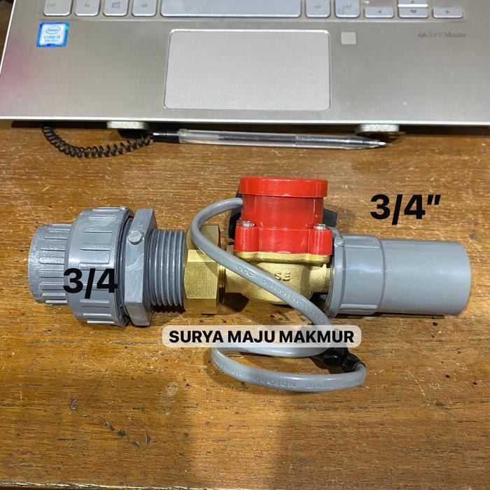 Ready Selalu Flow switch 1/2"x  1/2" flow switch 3/4" x 3/4" flow switch 1" x 1" otomatis pompa boos