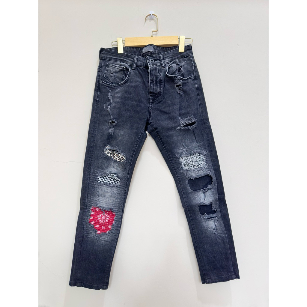 Celana Ripped Jeans Zara Man