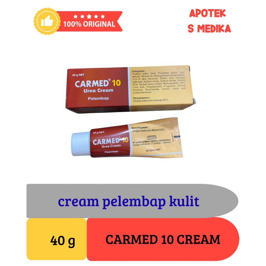 Carmed Salep Urea 10% - 40g Tube