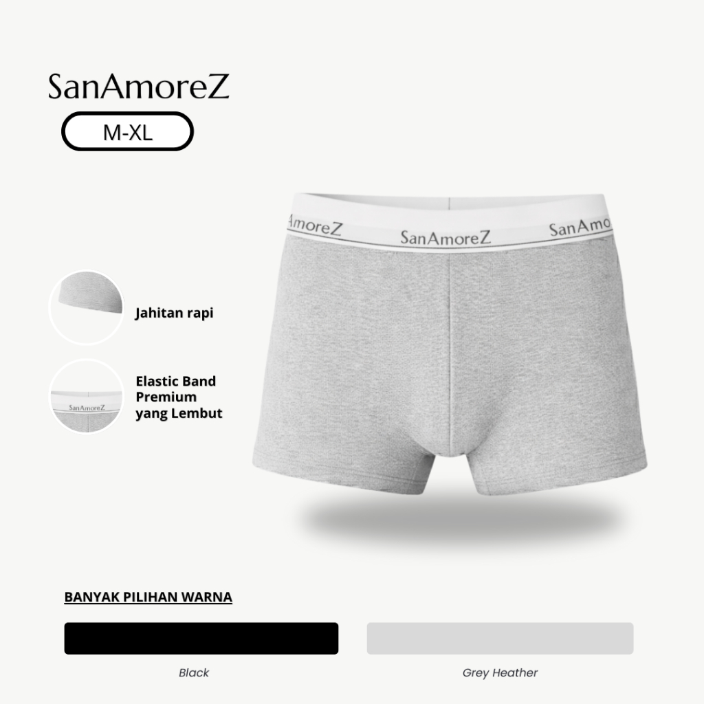 SanAmoreZ | Hot Pants Wanita |  Boxer Wanita | Lily Boyshorts Abby Women Leg Short