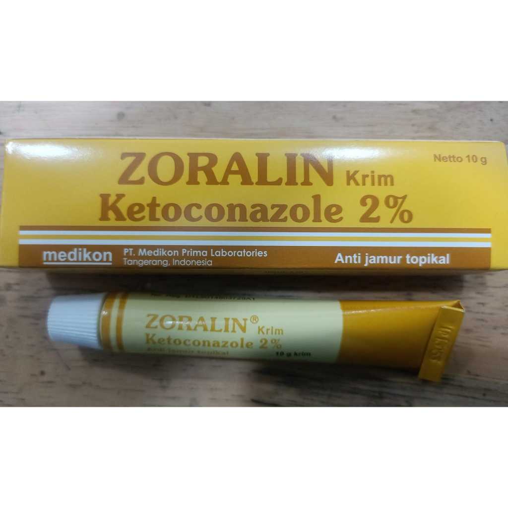 Zoralin krim Ketoconazole 2% Obat terinfeksi jamur
