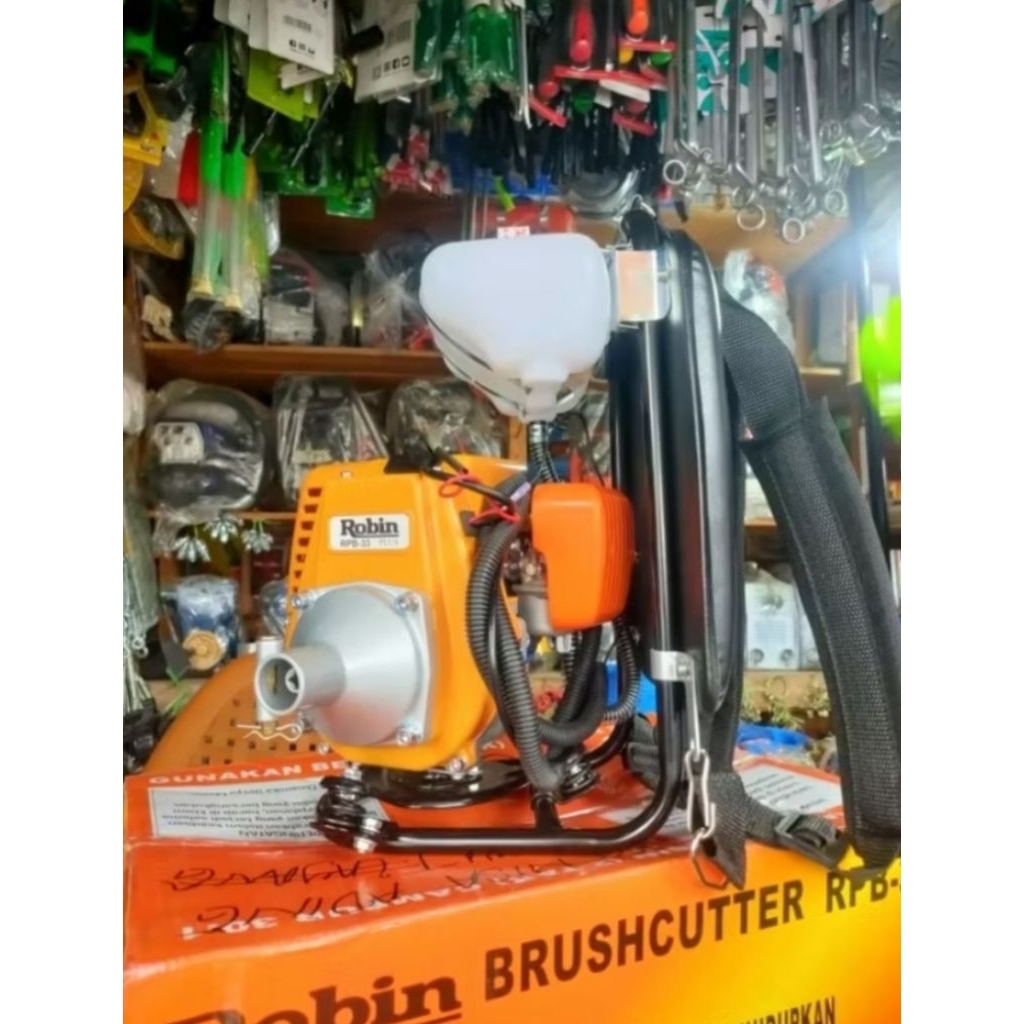 Mesin Potong Rumput Robin RPB 33 - 2 Tak / Brushcutter Robin RPB 33 Lengkap Siap Pakai