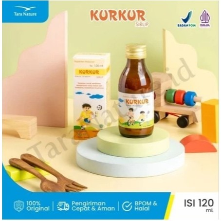 KURKUR Vitamin Sirup Anak 120ml Rasa Blackcurrant
