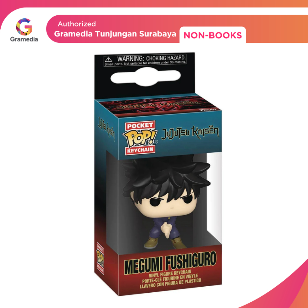 Gramedia Tunjungan : Funko Pop Keychain Jujutsu Kaisen Megumi Fushiguro