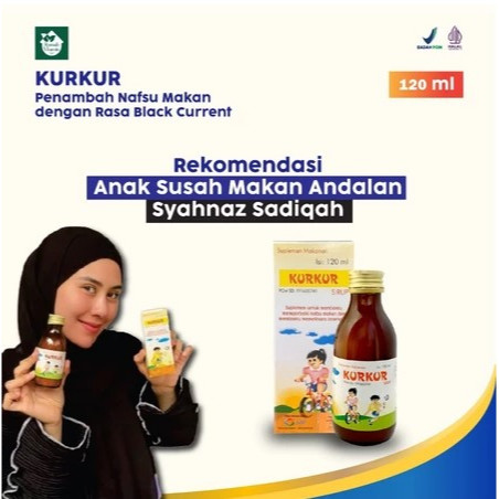 KURKUR Vitamin Anak Rasa Blackcurrant 120ml – Nafsu Makan