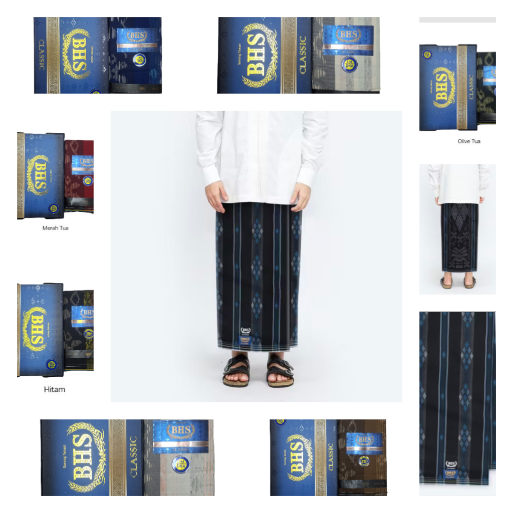 Sarung Tenun BHS Gold Classic C44 DKA
