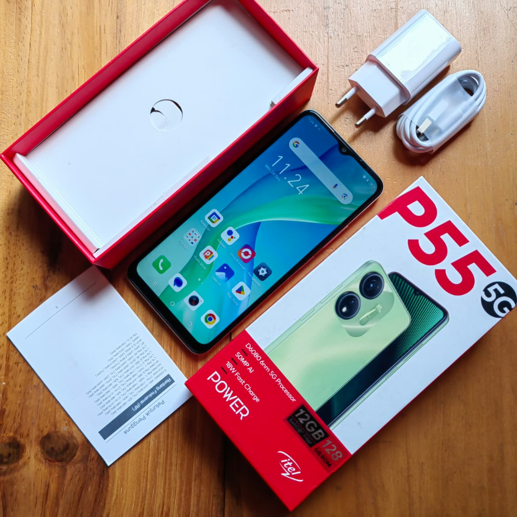 ITEL P55 5G SECOND 6/128GB HANDPHONE SECOND HP SEKEN HP BEKAS HP MURAH