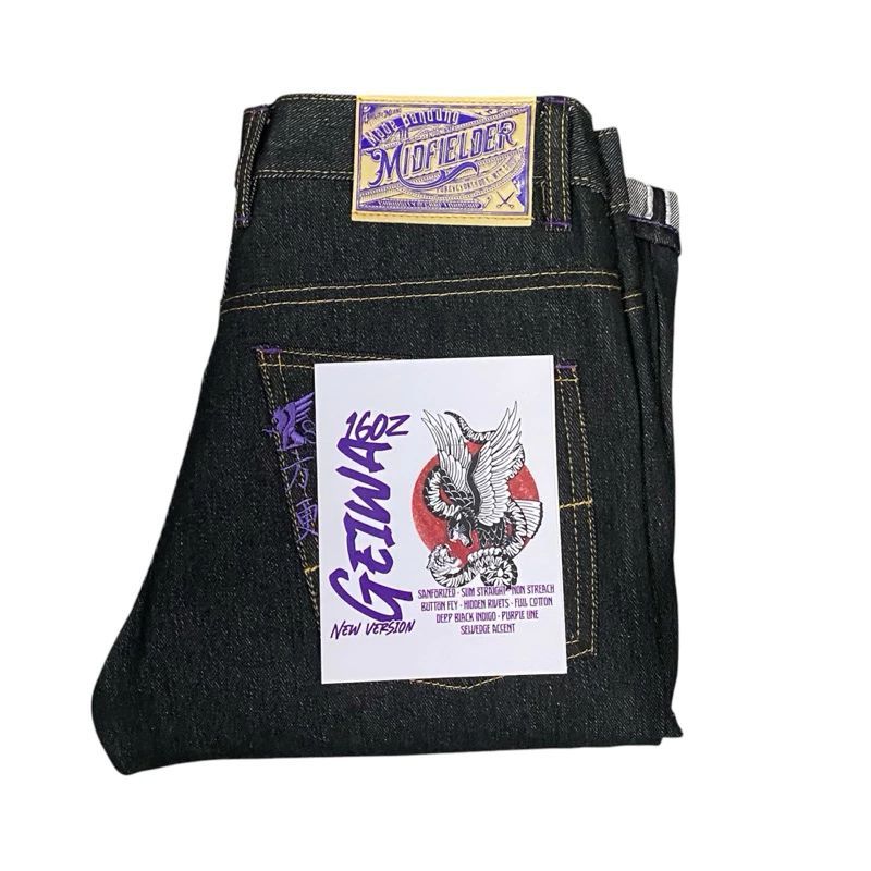 FTJ - Fabric The Jeans - SX-V1 Deep Indigo Denim 16 Ounce / Denim