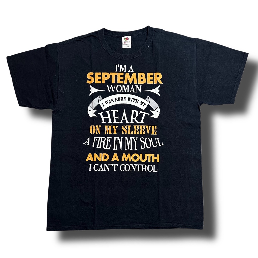 Fruit Of The Loom - Kaos Lengan Pendek - Size L - Original Secondhand