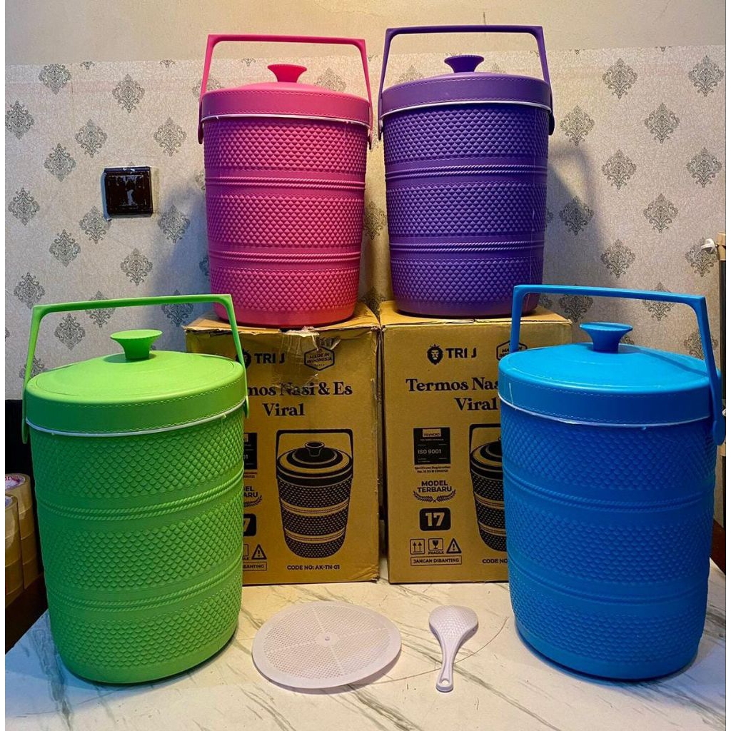 Termos Nasi Es TRI J 17 Liter - Kapasitas Besar,