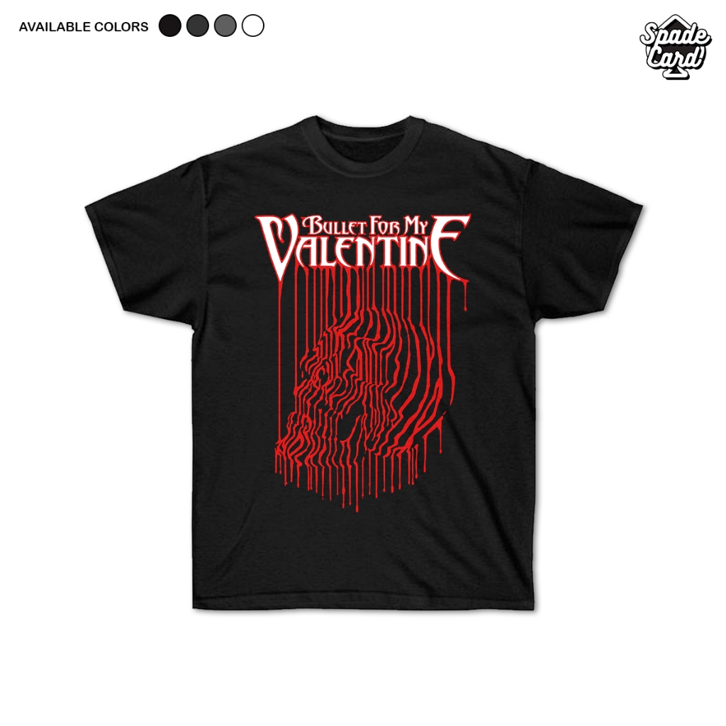 Kaos Band Bullet For My Valentine - Bloody / Kaos Oversize Band Vintage Unisex Kaos Emo Rock Metalco