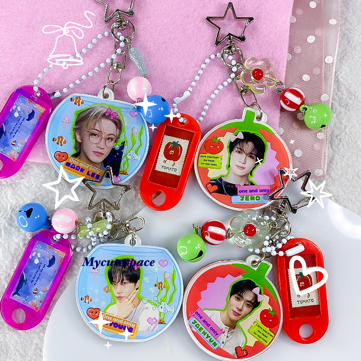 NCT KEYCHAIN AKRILIK TOMATO / TOMATO KEYCHAIN NCT 127/NCT DREAM