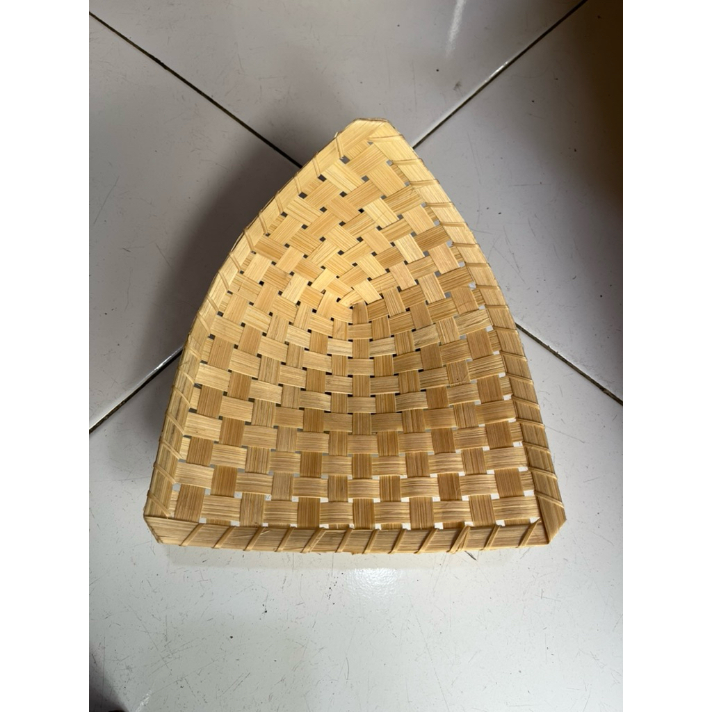 Pincuk bambu kaki | pincuk pecel kaki
