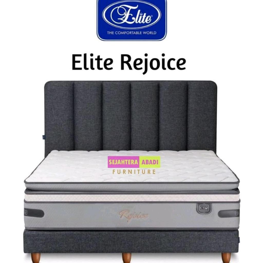 elite springbed rejoice pocket new jumbo plush pillowtop matras & full set