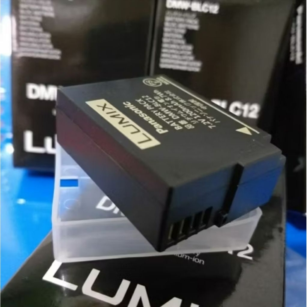 Battery/baterai DMW BLC12/BLC12E kamera Panasonic Lumix DMC-G95, DMC-G90, DMC-G85, DMC-G7, DMC-G6, D