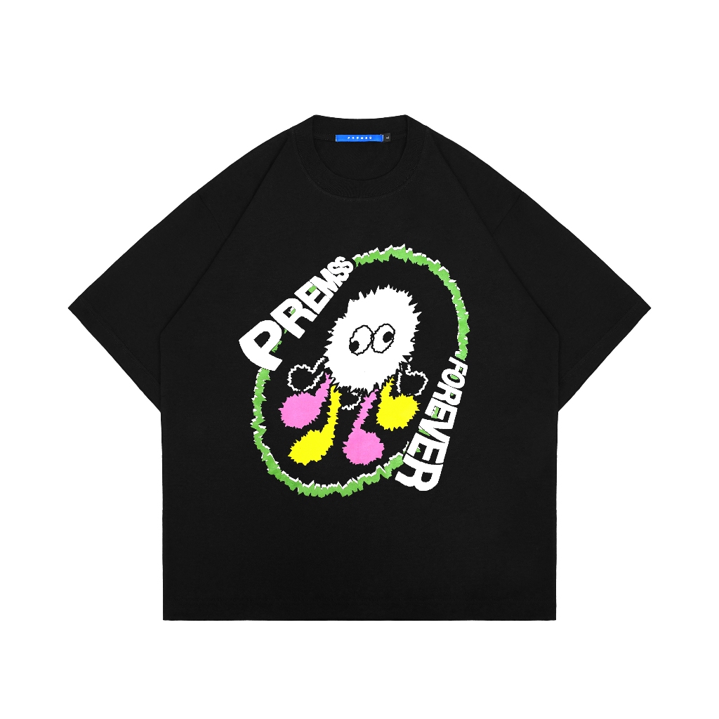 Premss / Porous Tees - Muzik Black
