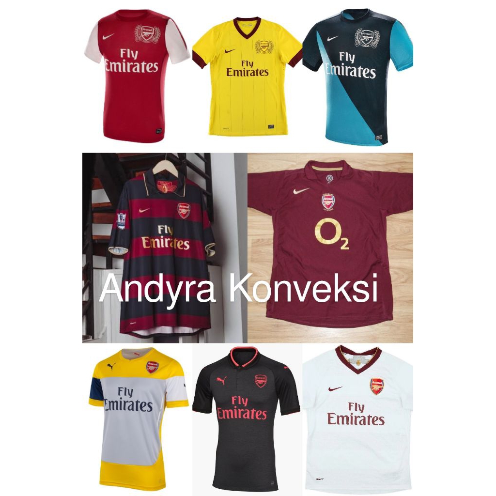Retro Jersey Kumpulan Jersey Liga Inggris - FULL Printing