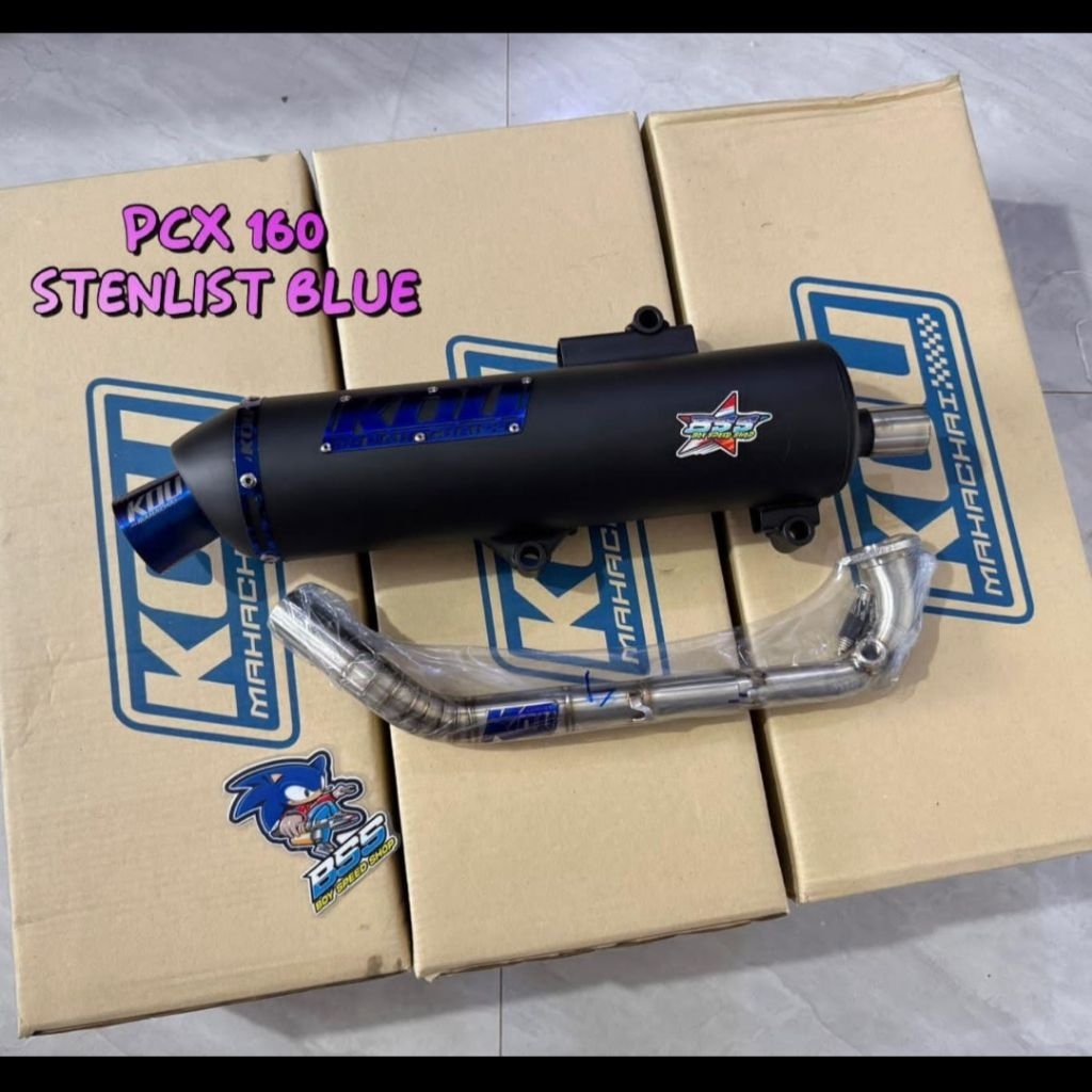 Knalpot merek KOU untuk motor PCX 160
