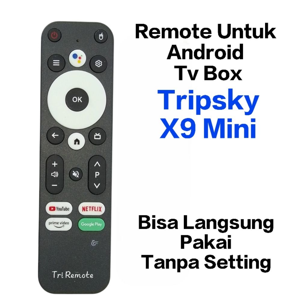 Remote Tripsky X9 Mini Android TV Box