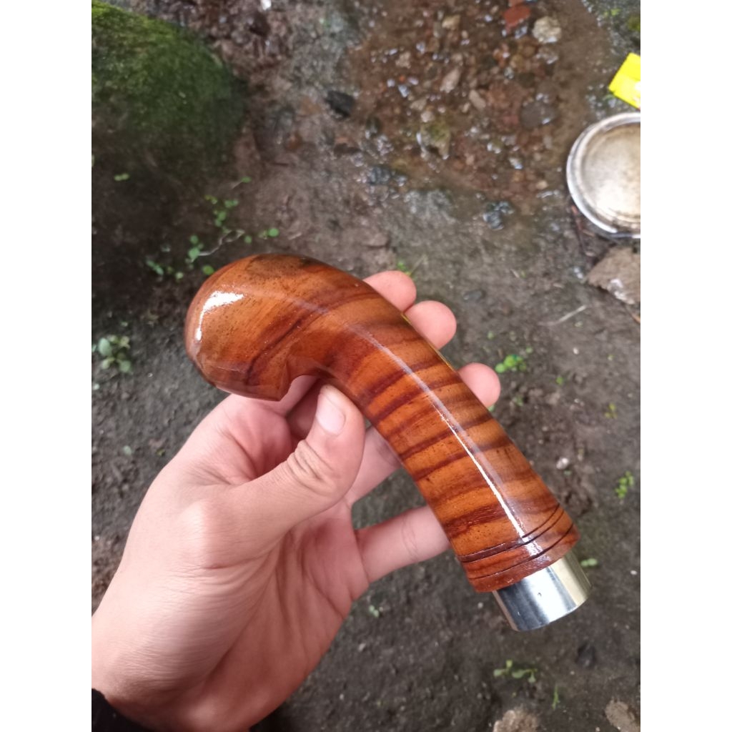 gagang golok kayu sonokeling bermotif