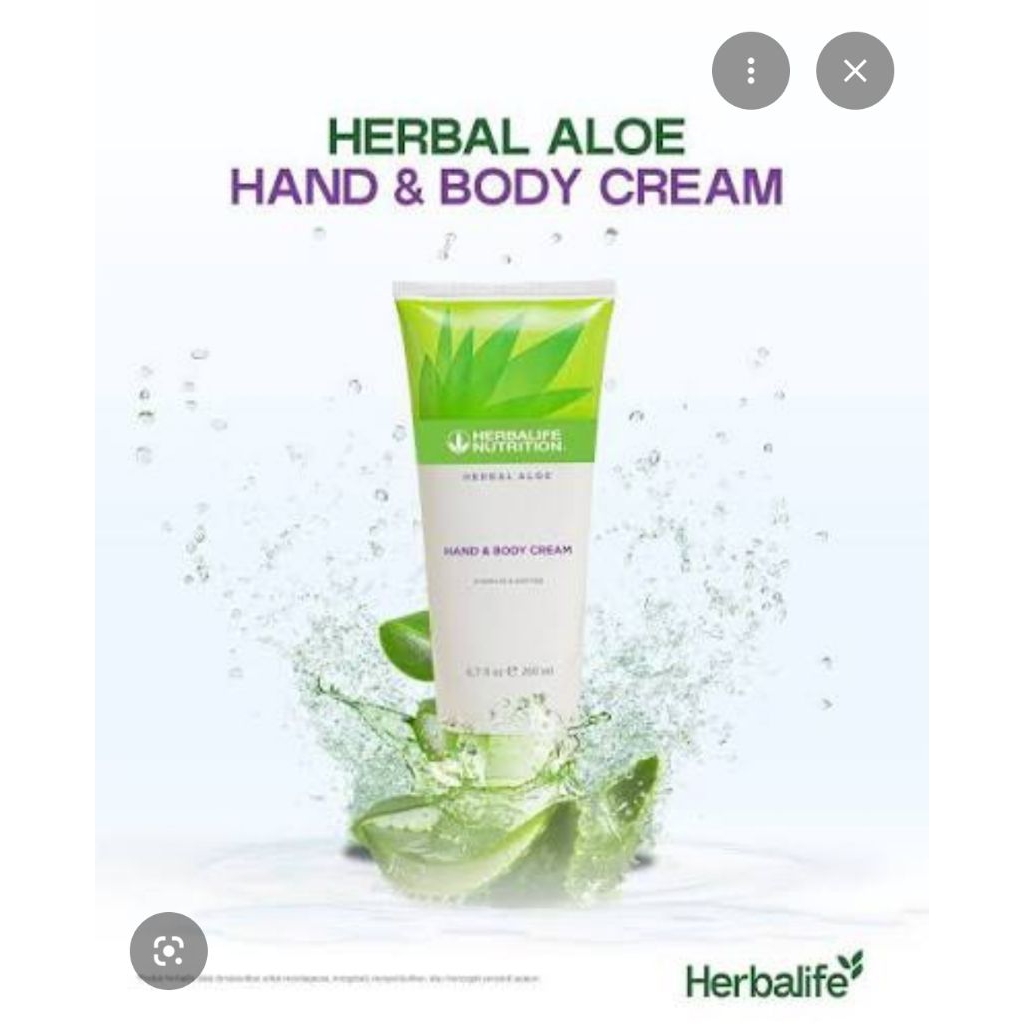Herbalife Herbal Aloe Hand & Body Cream Original