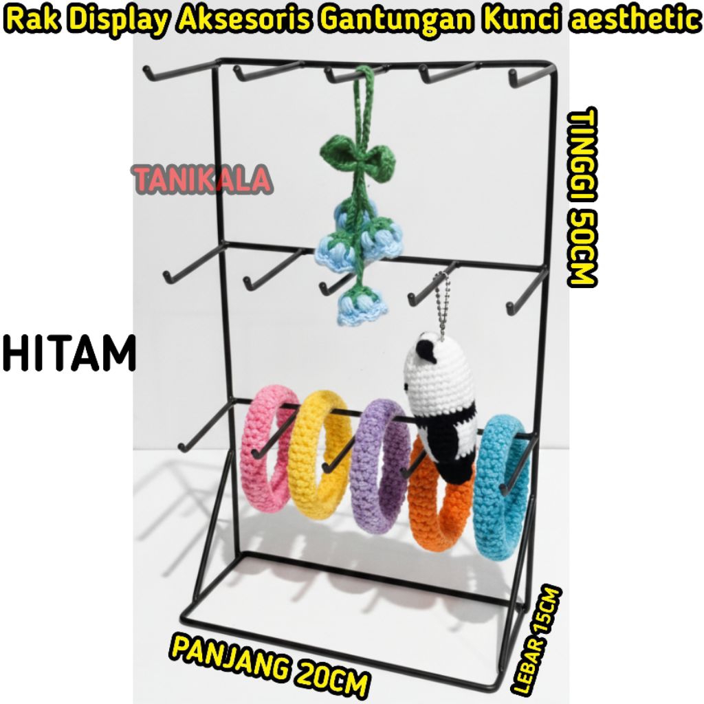 Rak Display Aksesoris Rak Display Gantungan Kunci Rak Aksesoris aesthetic