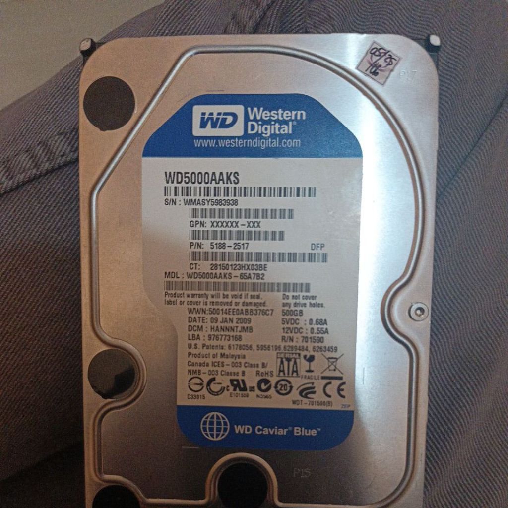 hdd internal 500gb 100/100