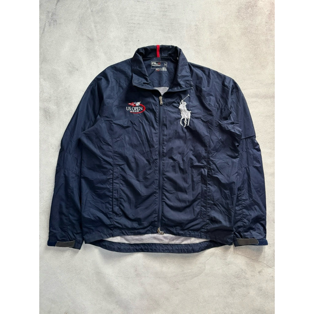 Windbreaker Polo Ralph Lauren jacket RLX US Open 2007 tennis C big logo