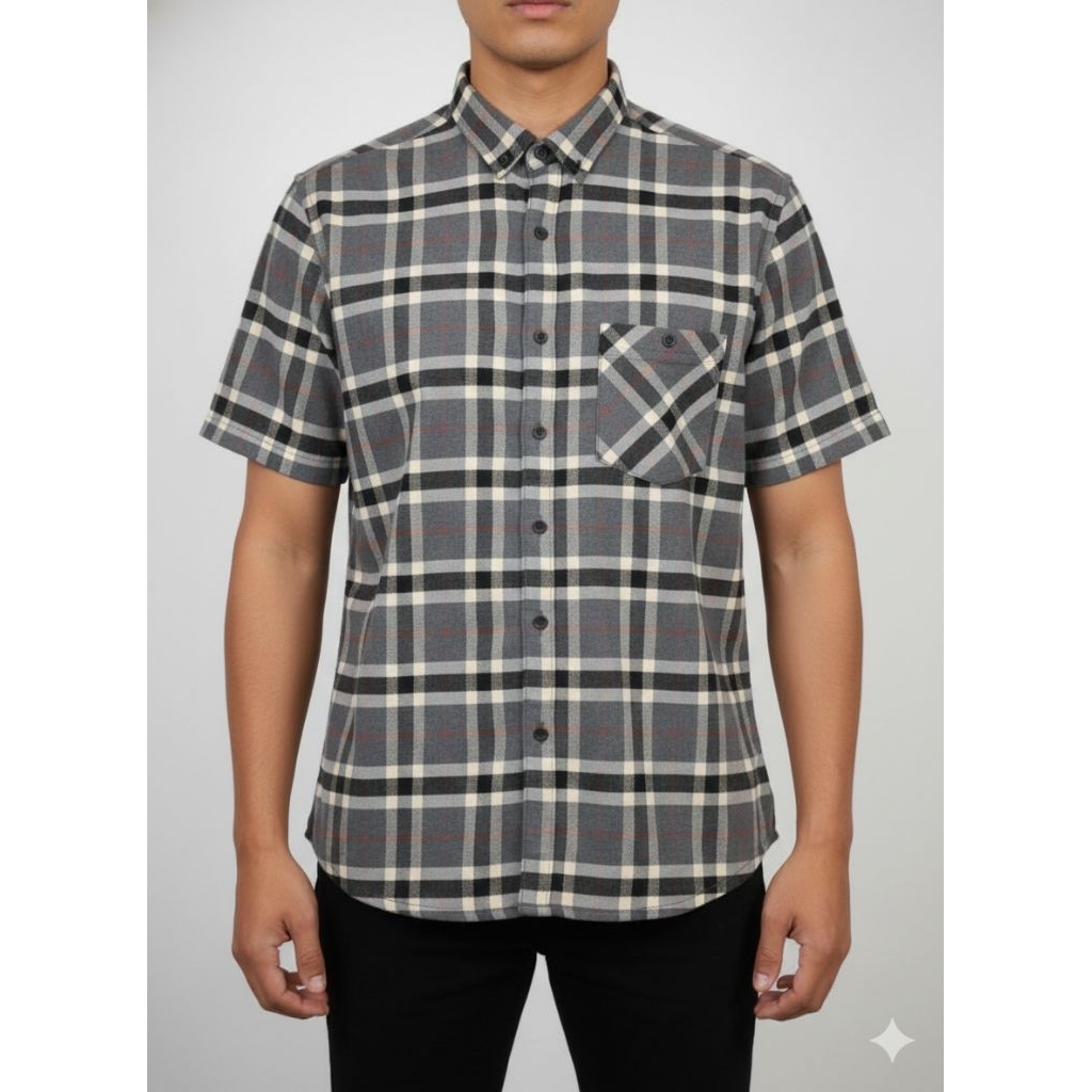 F2D DISTRO size M- XL / KEMEJA PENDEK FLANEL PRIA / KEMEJA PENDEK FLANEL / KEMEJA PENDEK KOTAK PRIA 