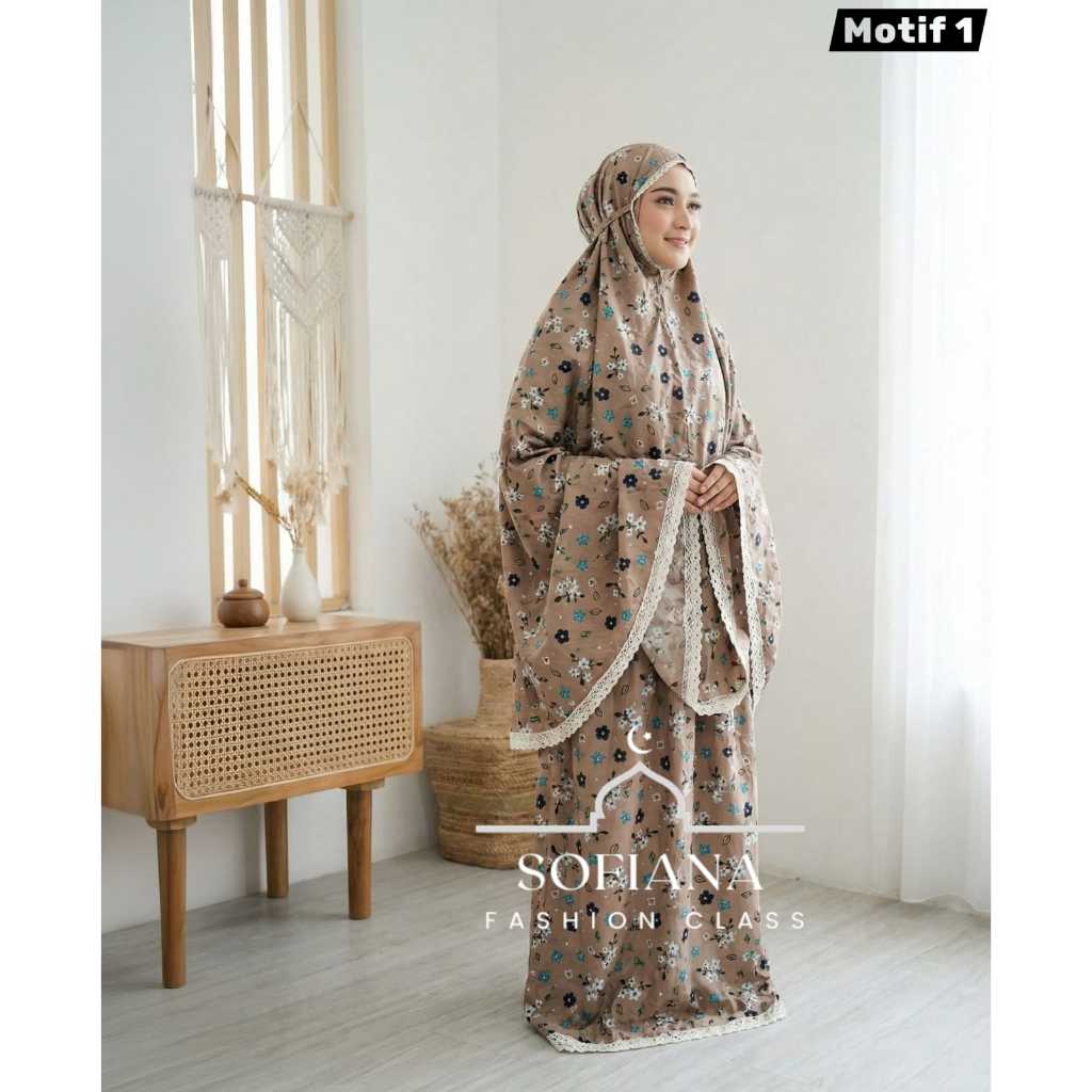 MUKENA RENDA DEWASA TERBARU bagus untuk digunakan sholat dan praktis untuk dibawa kemanapu.