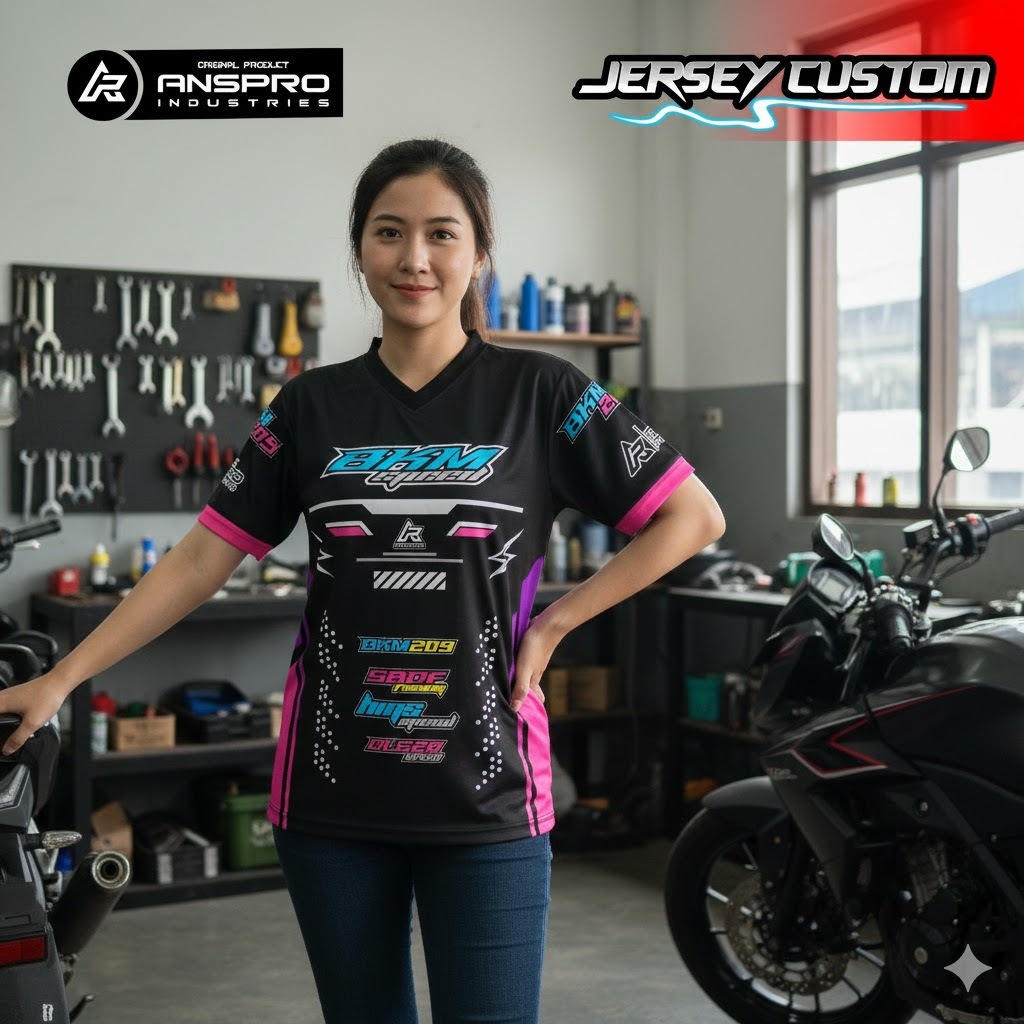 Jersey non kerah jersey racing jersey racing balap joki dragg free request