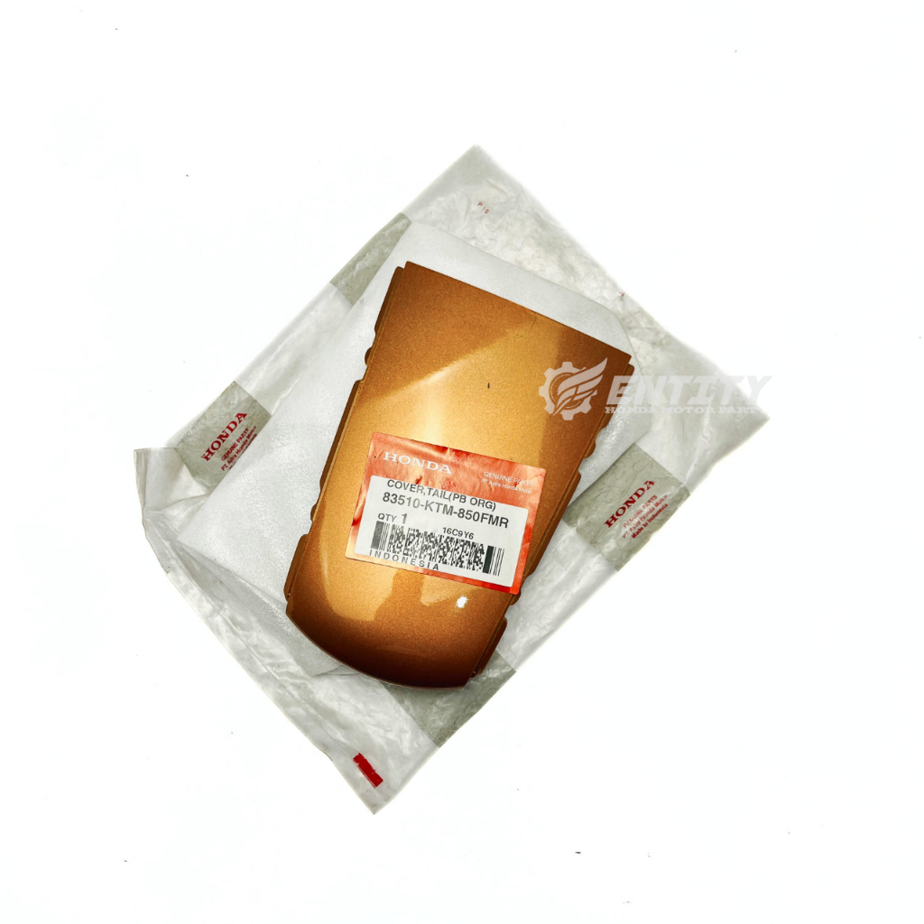 Cover Tail Orange Honda Supra X 125 Original AHM 83510KTM850FMR