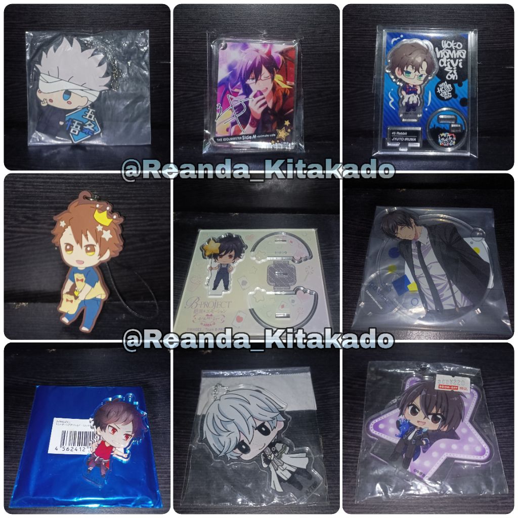 [JJK, B-PRO, HYPMIC, UTAPRI, I7] Anime Keychain