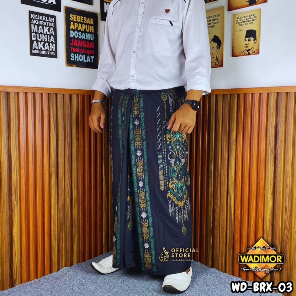 Sarung Wadimor Motif Batik Borneo Sawit | Sarung Wadimor Pria Muslim Dewasa Motif Batik Terbaru