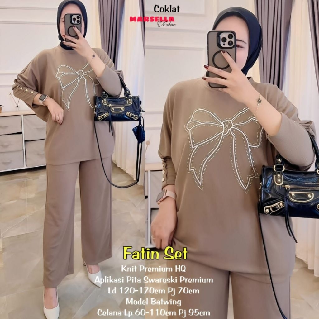 versa fatin one set jumbo by marsela meisa tunik knit import long tunik jumbo ld 130 ld 140 ld 150 x