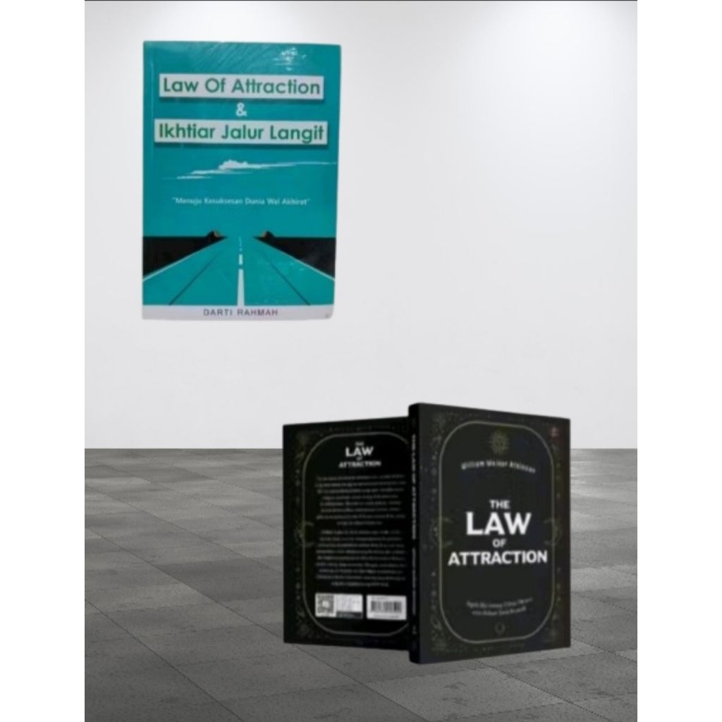 BUKU LAW OF ATTRACTION & IKHTIAR JALUR LANGIT DAN THE LAW OF ATTRACTION