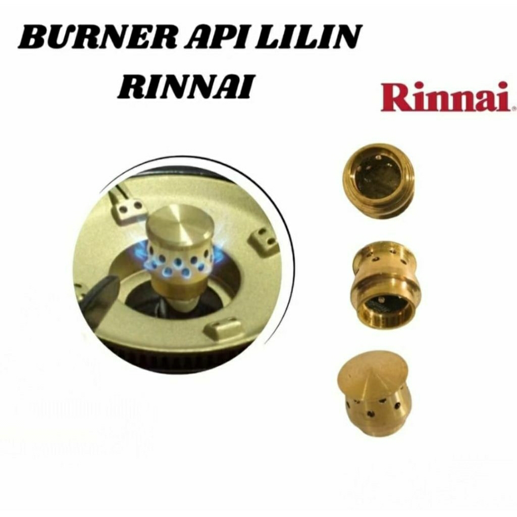 burner kompor rinnai api tengah/ kompor rinnai api lilin kuningan