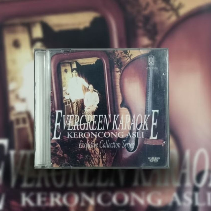 VCD Evergreen Karaoke Keroncong Asli / Original / Bagus