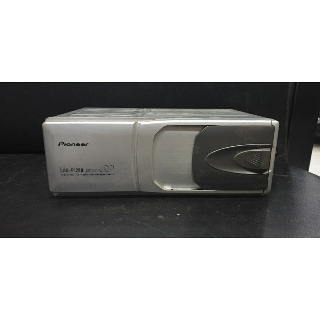 CD changer audio mobil jadul Pioneer CDX-1280 12 cd kondisi tidak nyala