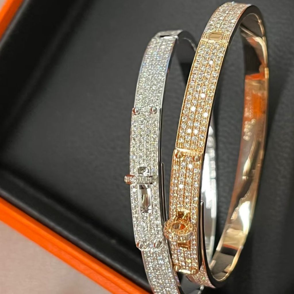 [ Full Diamond 18K V Gold - Lab Carbon Diamond ] FL-IF-VVS1-D Emas Asli 18K/24K Gold PREMIUM Jewelry
