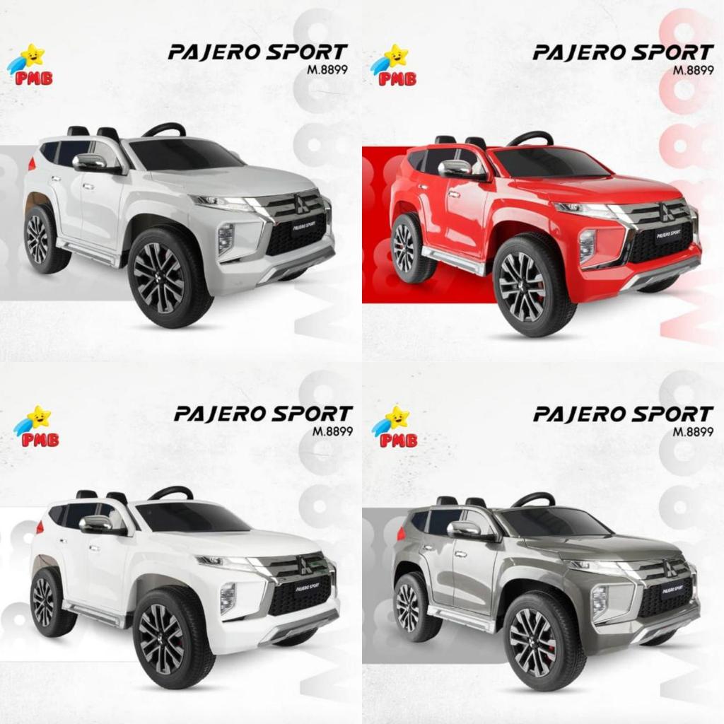 Mainan Anak Mobilan Aki Pajero 8899B Ban Karet Eva Mobil Aki Pajero 8899B Eva - Merah TS