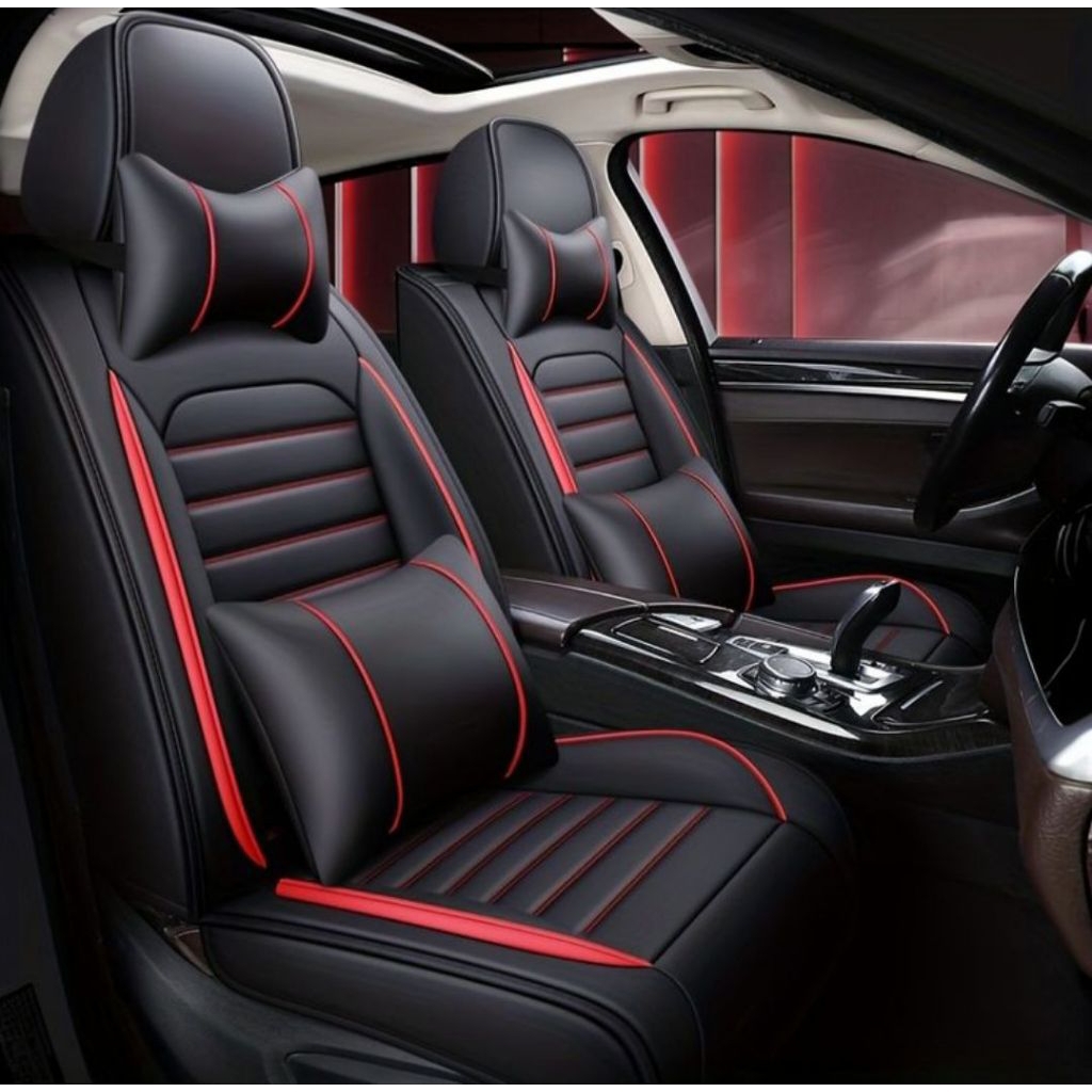 SARUNG JOK MOBIL TOYOTA RUSH TRD SPORTIVO 2014 2015 2016 2017 2018 2019 2020 BONUS BANTALAN 2 DAN SA